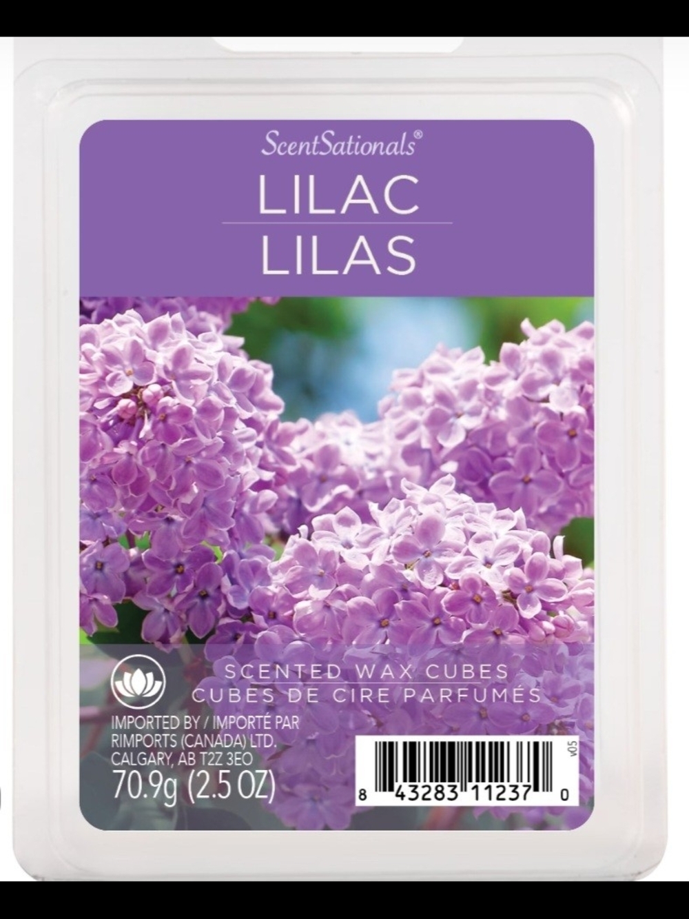 ScentSationals Lilac Scented Wax Cubes — Purple